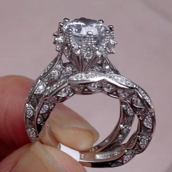 BRIDAL WEDDING ENGAGMENT RING SALLY - Picture 4 of 4